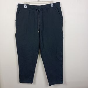 Everlane Sweatpants XL Mens Black Organic Cotton Work Carpenter Utility Gorpcore